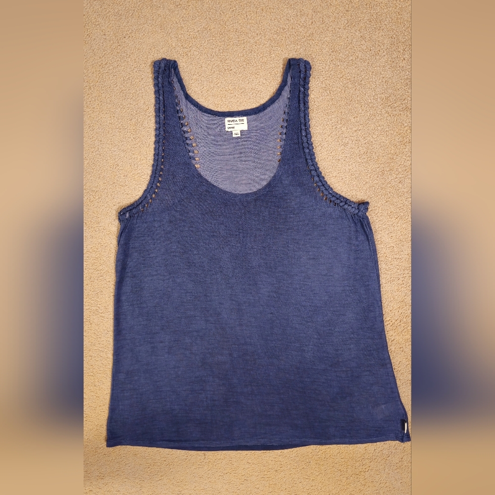 RVCA Navy Tank Top